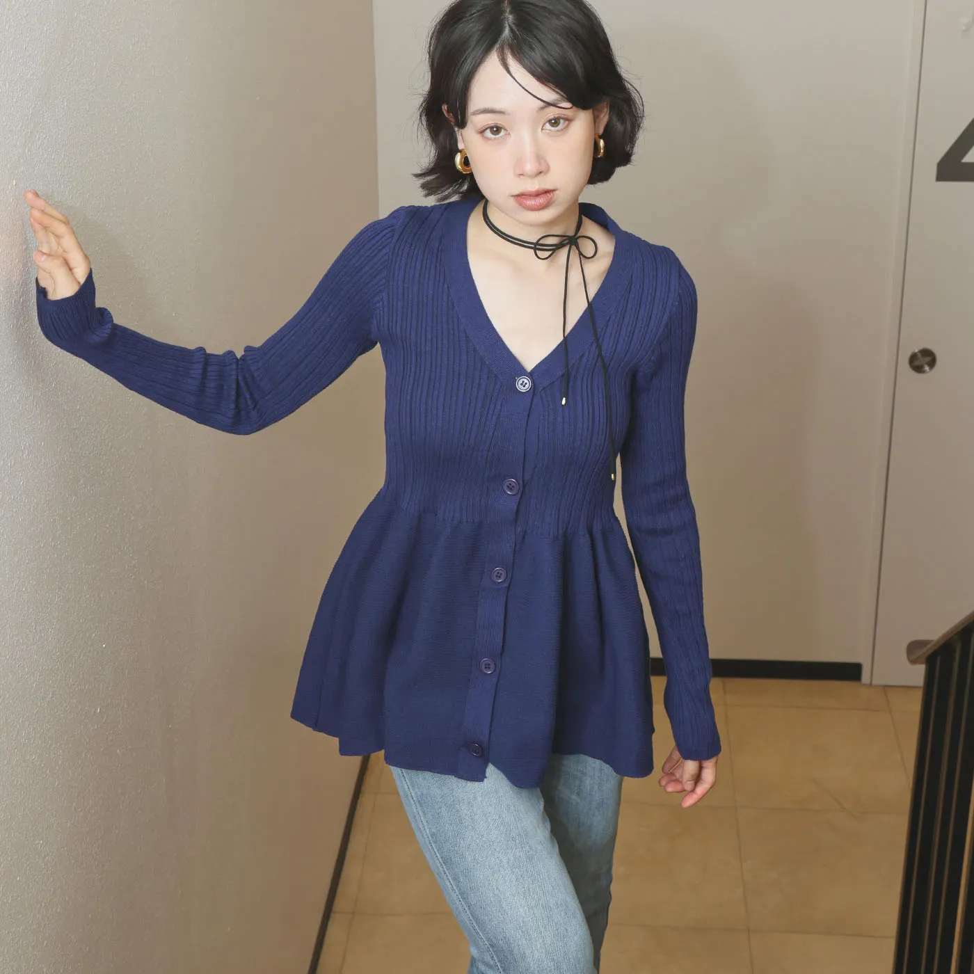 GIRL　ブルー　パーティードレス　2L 最終値下げ⭐︎ パーティードレス通販GIRL