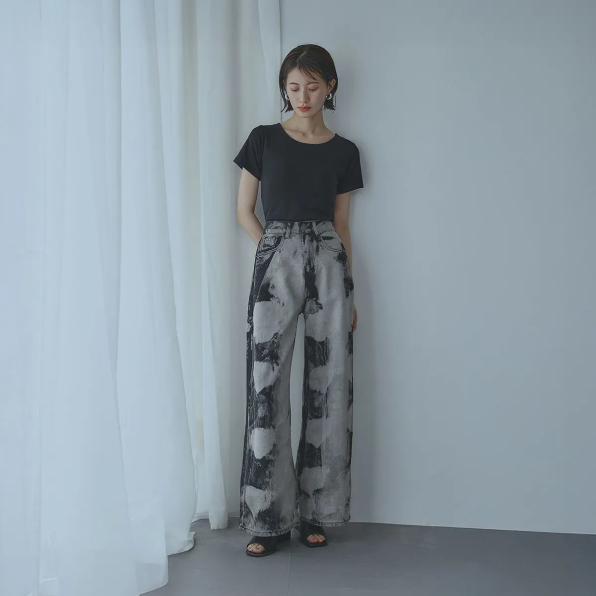 【タグ付き 未使用⠀】GIRL オケージョンドレス GIRL DRESS FOR NOW ドレス 前後2WAYレース×オーガンジーフレア