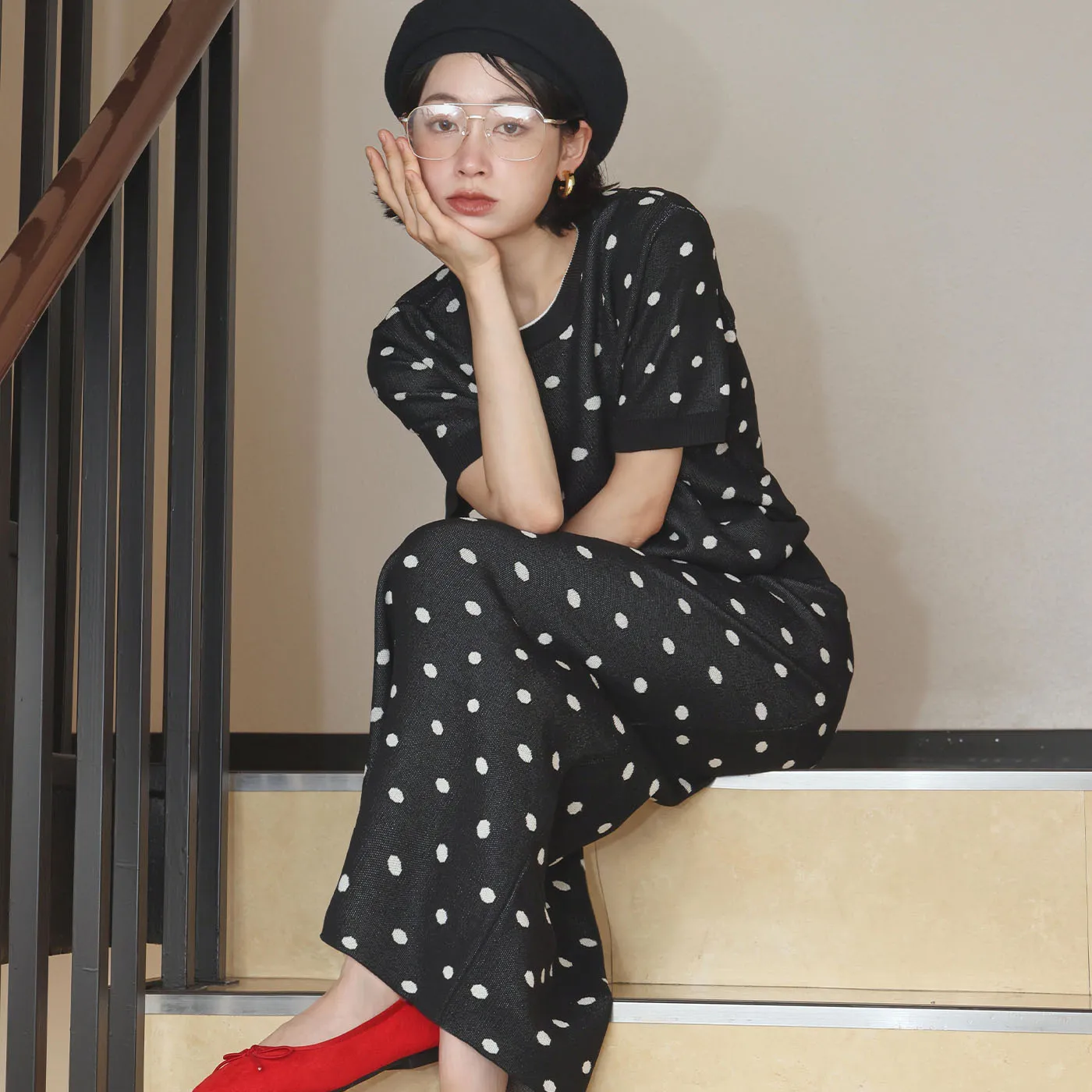 【タグ付き 未使用⠀】GIRL オケージョンドレス GIRL DRESS FOR NOW ドレス 総レースハイネックスカラップ