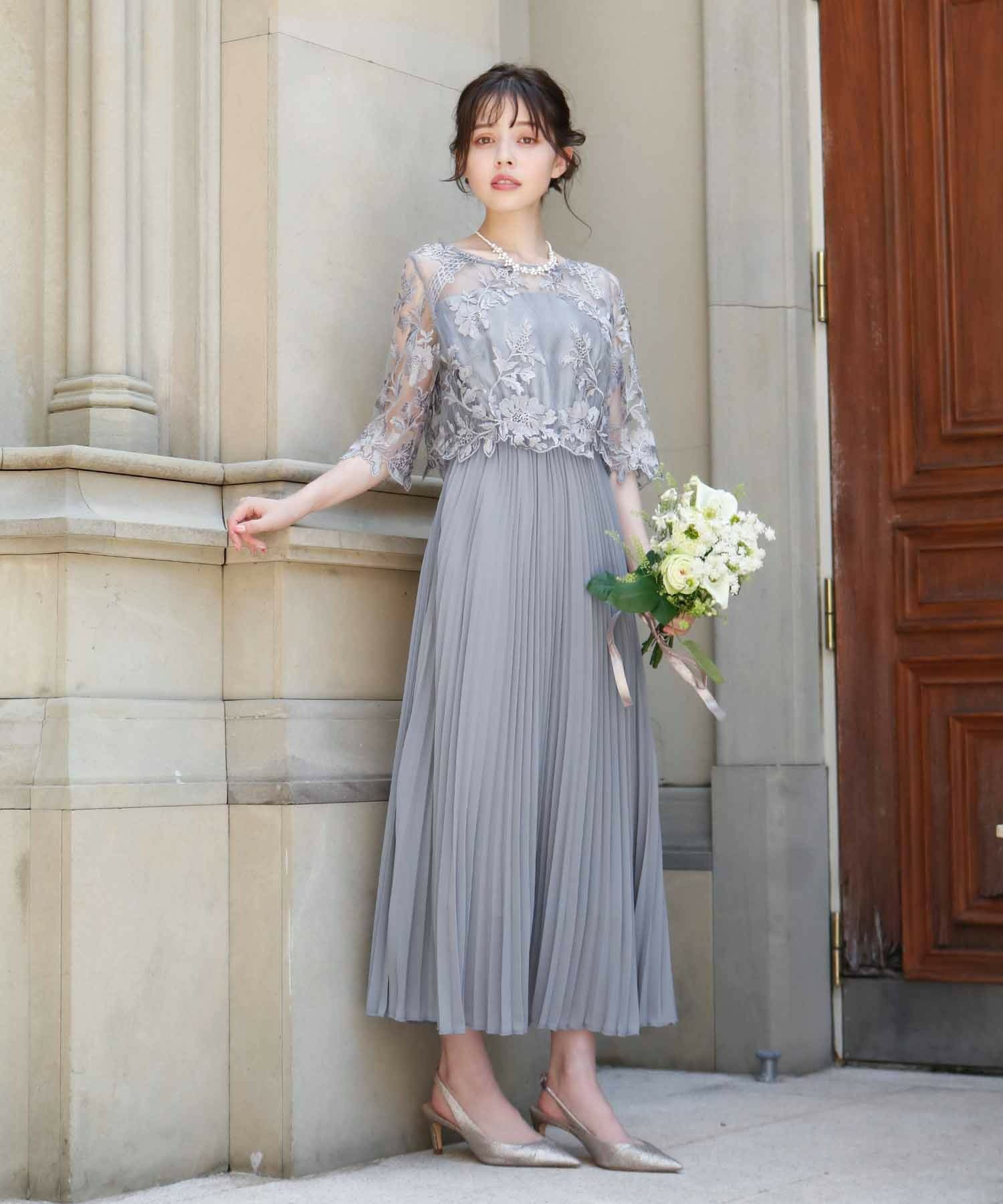 ワンピース ドレス 新品 Ted baker 刺繍とレースが素敵なワンピース 