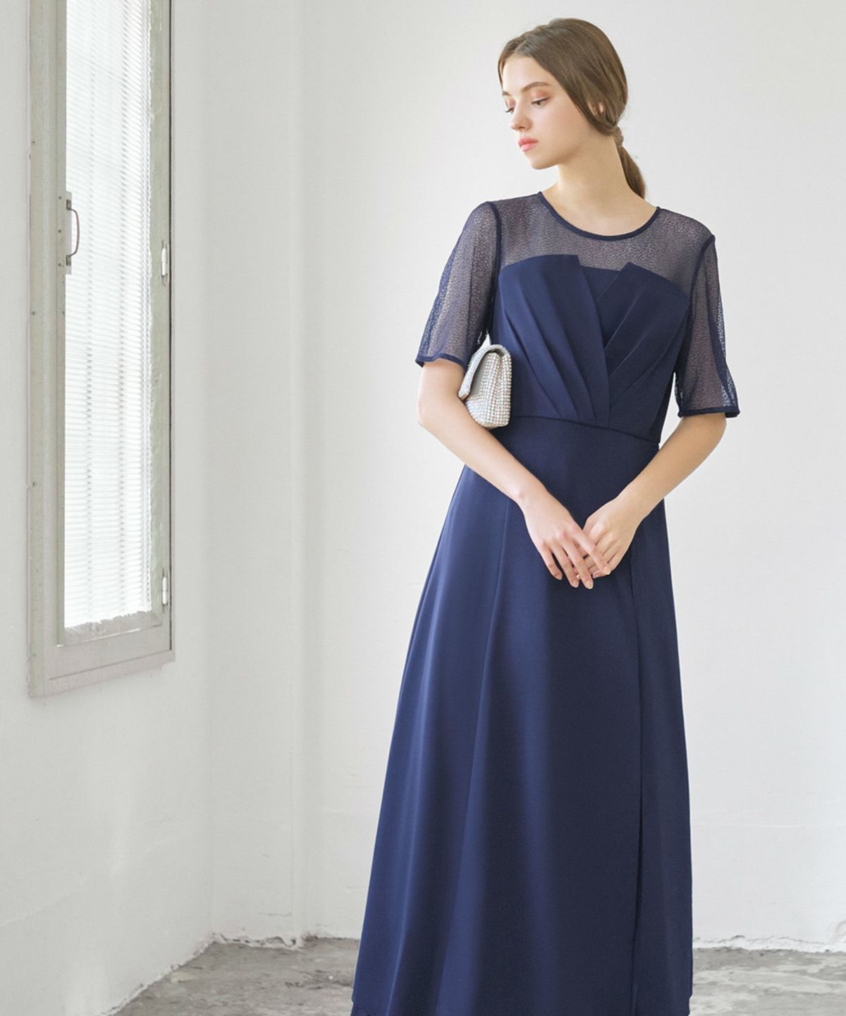 結婚式・お呼ばれ対応 | ビスチェ風アシンメトリーワンピース 結婚式・お呼ばれ対応 | ビスチェ風アシンメトリーワンピース