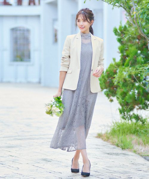 結婚式・お呼ばれ対応 | ワンボタンテーラード結婚式ジャケット