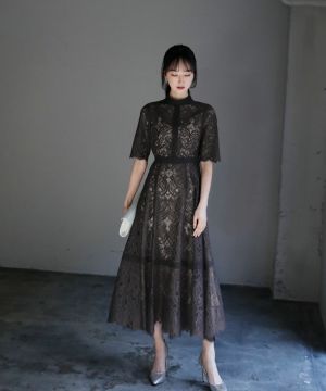 結婚式・お呼ばれ対応 | 総レースワンピース - パーティードレス