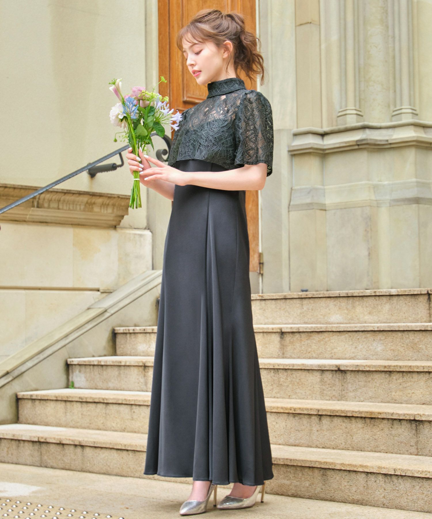 結婚式・お呼ばれ対応 | レースブラウス&キャミワンピースドレス 