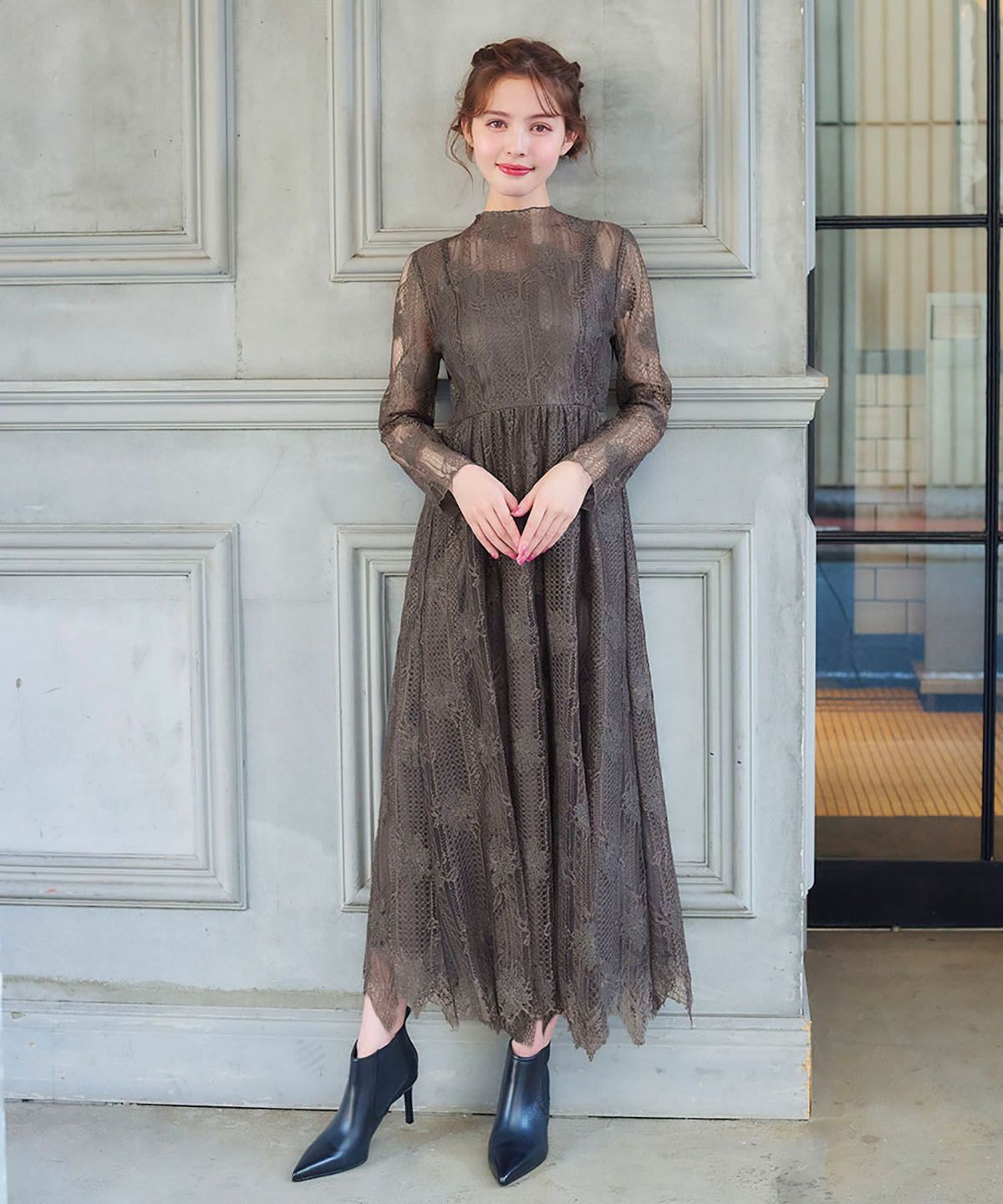 独特な店 | 結婚式・お呼ばれ対応 総レースワンピースドレス パーティー - スーツ・フォーマル・ドレス