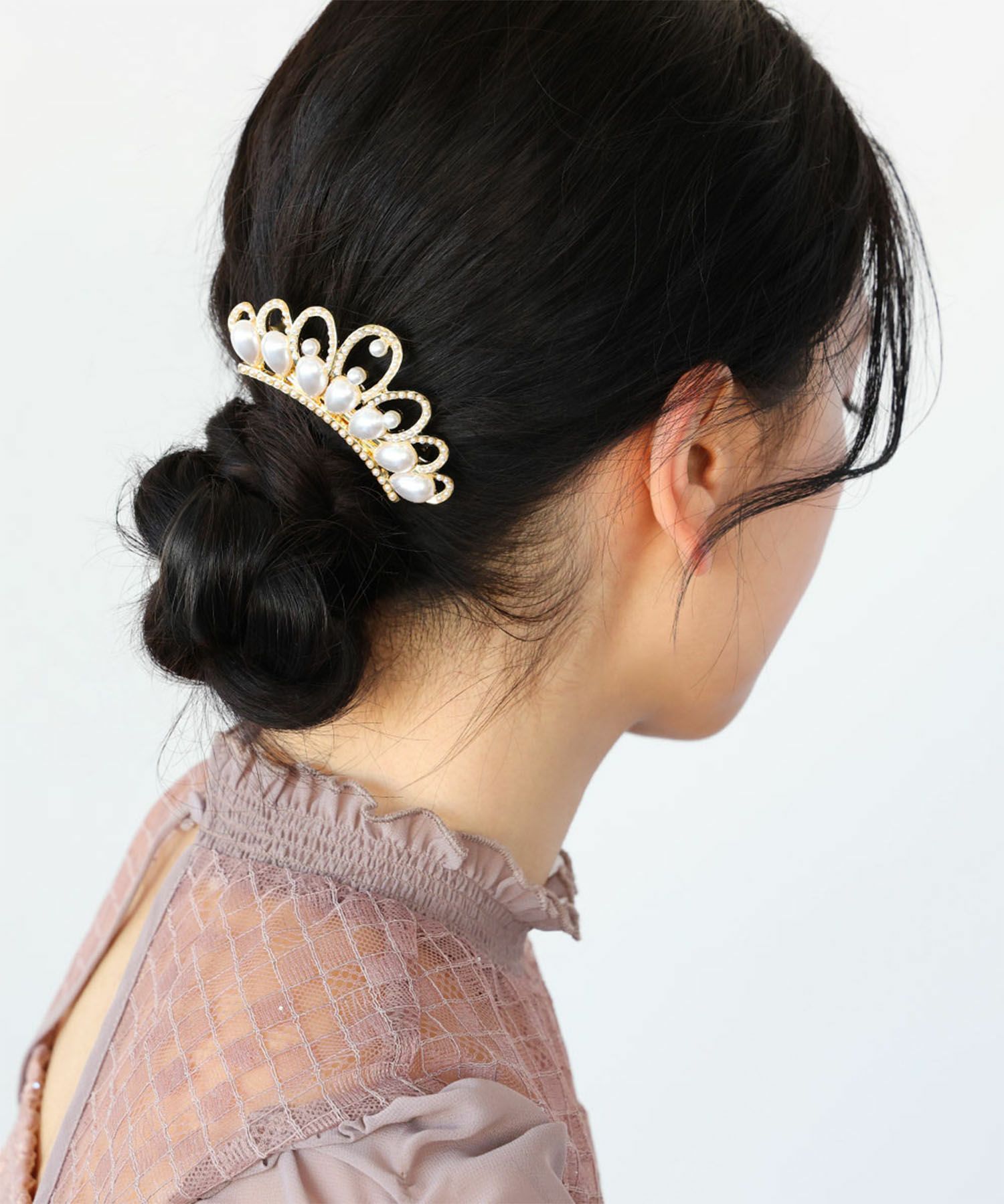キャラメルリボン ティアラバレッタ ティアラモチーフヘアバレッタ | レディースファッション通販 - DHOLIC