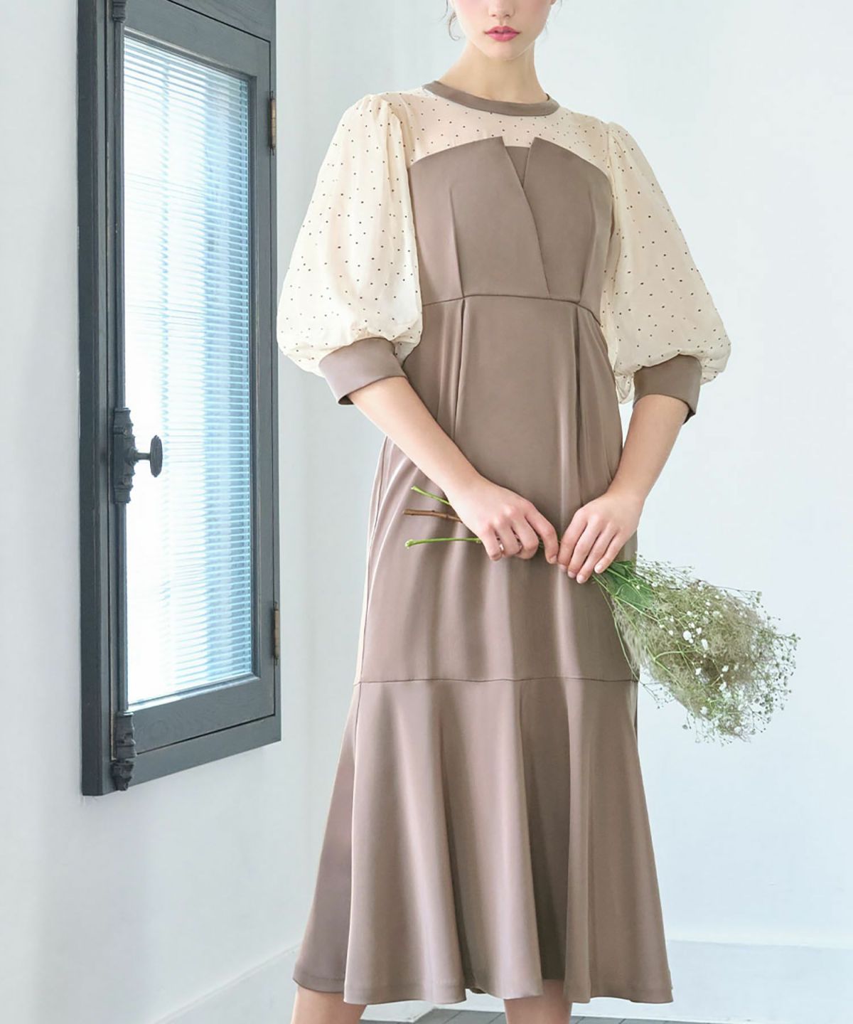 結婚式・お呼ばれ対応 | ビスチェ風ワンピースドレス