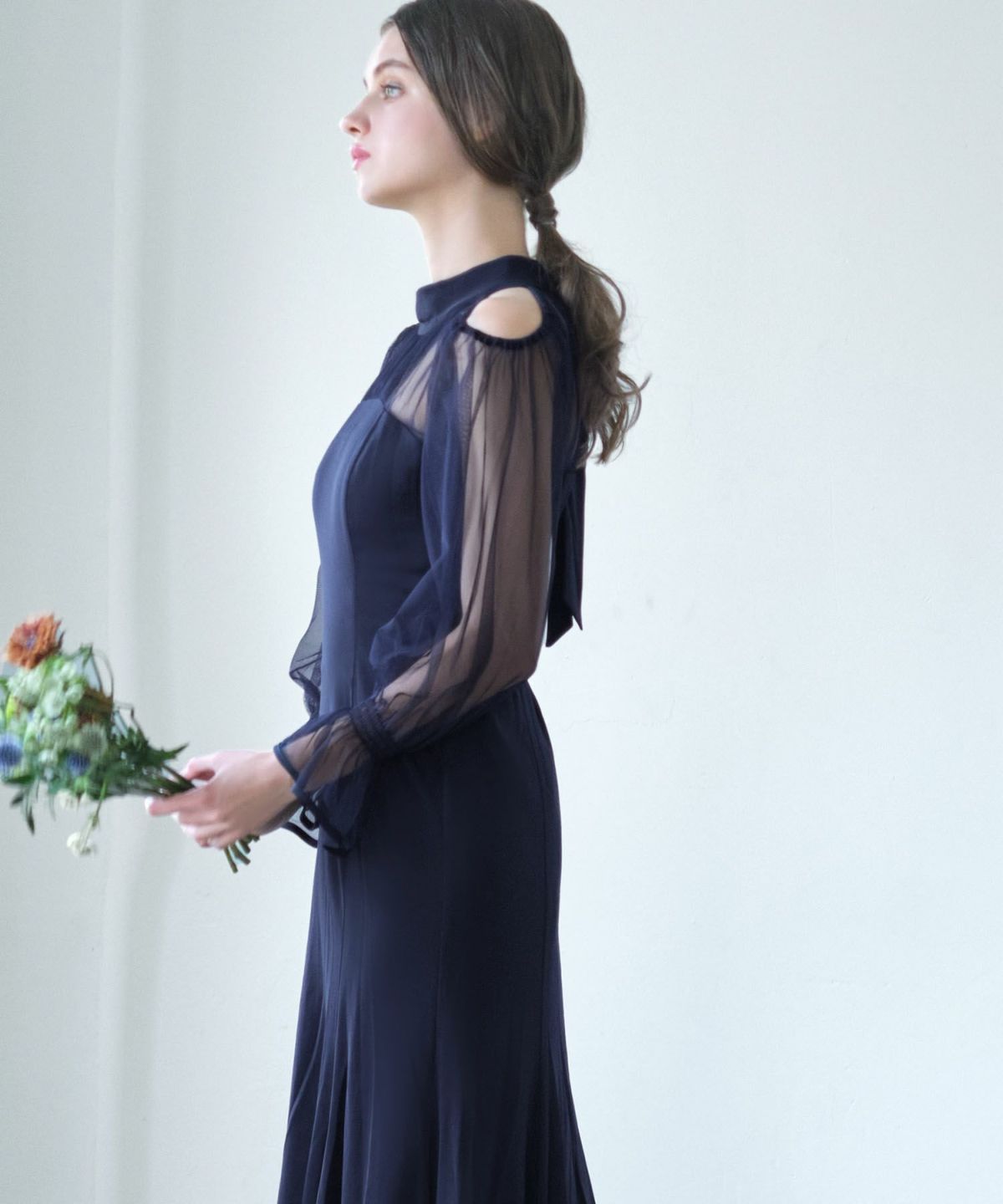結婚式・お呼ばれ対応 | マーメイドロング丈ワンピースドレス