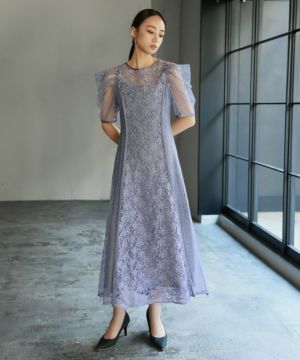 ★新品★GIRL オープンショルダーレースワンピース結婚式 二次会　パーティー 結婚式・お呼ばれ対応 | オープンショルダーワンピースドレス