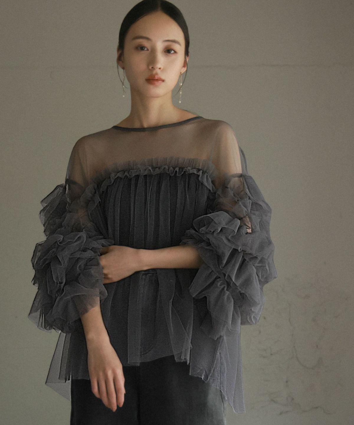 結婚式・お呼ばれ対応 | デコラティブチュールトップス