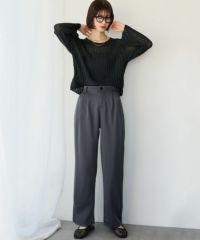 身長：166cm　着用サイズ：FREE　B：72 / W：59 / H：82