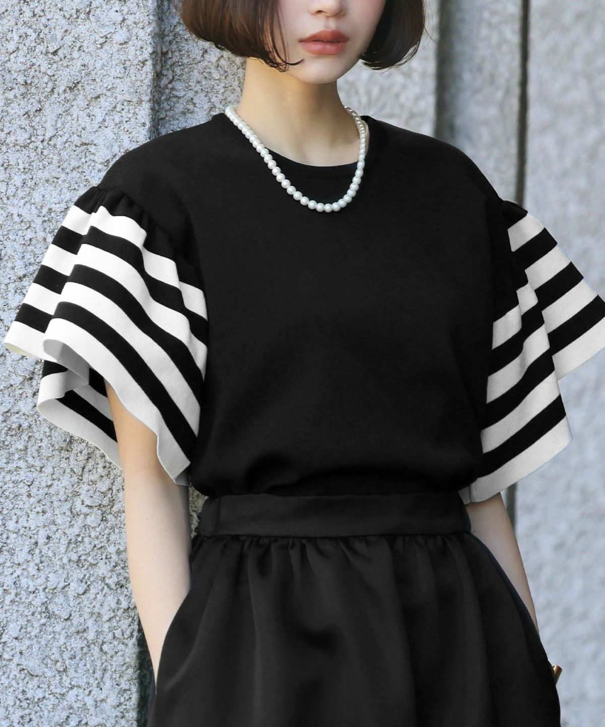 身長：162cm　着用サイズ：FREE