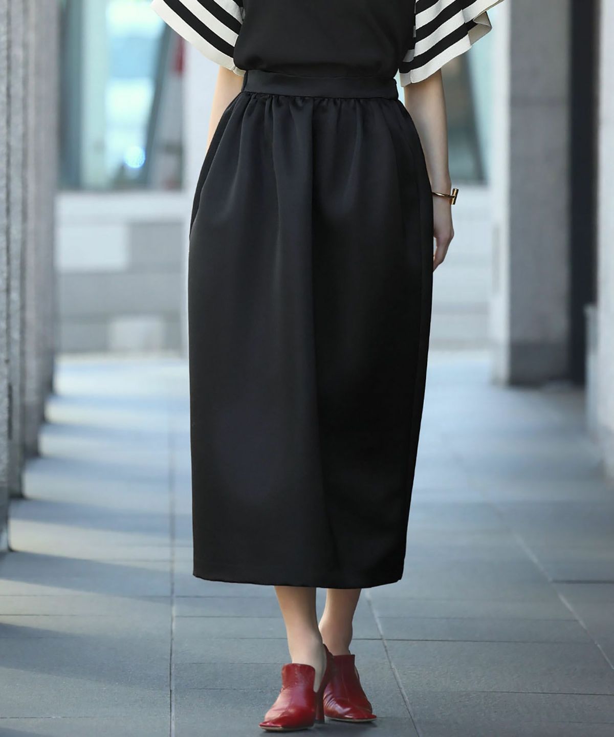 身長：162cm　着用サイズ：FREE