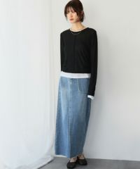 身長：166cm　着用サイズ：FREE　B：72 / W：59 / H：82