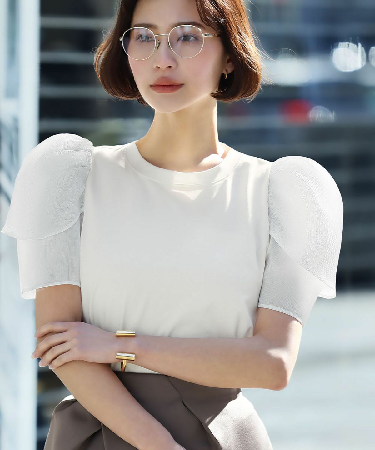 身長：162cm　着用サイズ：FREE