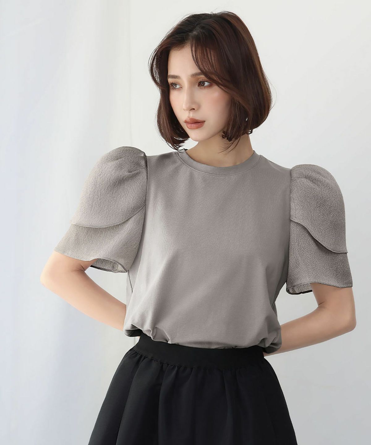 身長：162cm　着用サイズ：FREE