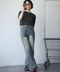 身長：157cm　着用サイズ：Mサイズ　B：82 / W：63 / H：87