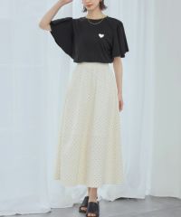 身長：166cm　着用サイズ：FREE　B：72 / W：59 / H：82