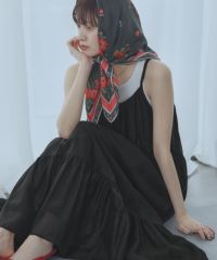 身長：166cm　着用サイズ：FREE　B：72 / W：59 / H：82