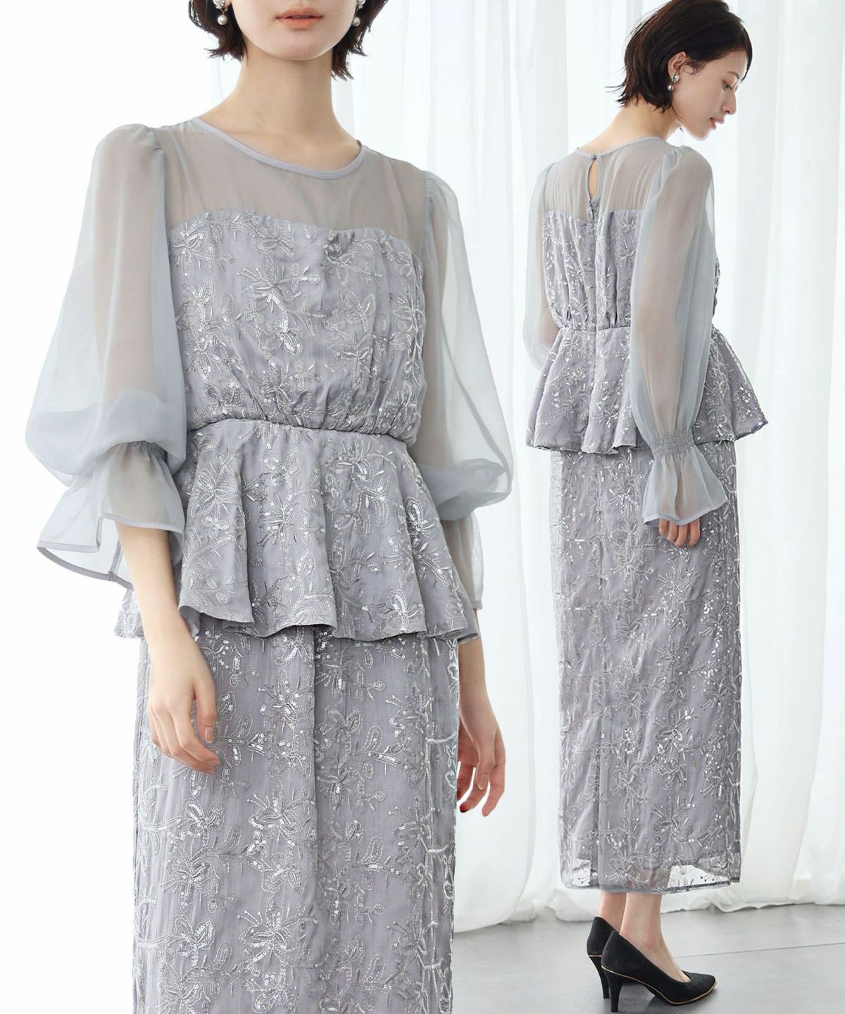 身長：166cm　着用サイズ：Mサイズ　B：72 / W：59 / H：82