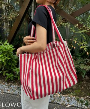 ☆Victoria's secret 最新限定ミニストライプトートバッグ☆ ☆Victoria's secret最新限定ストライプキャンバスバッグ