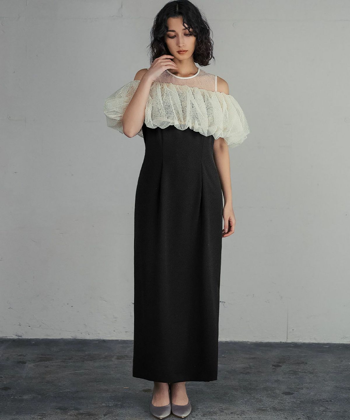 身長：167cm　着用サイズ：Mサイズ　B：78 / W：56 / H：86