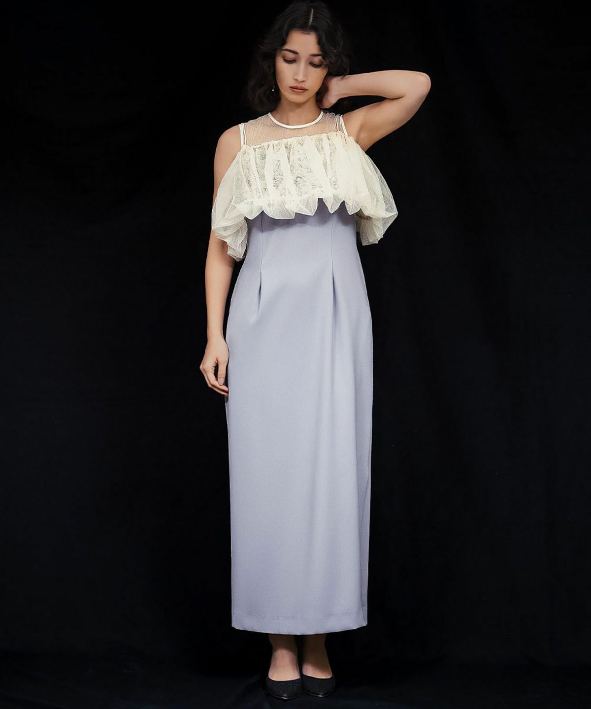 身長：167cm　着用サイズ：Mサイズ　B：78 / W：56 / H：86