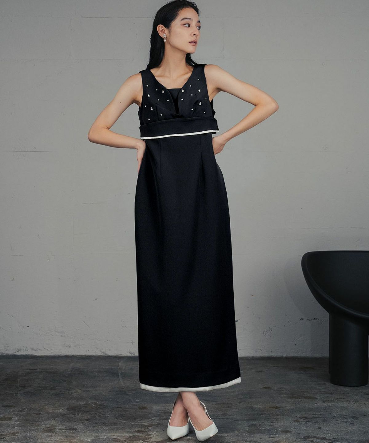 身長：168cm　着用サイズ：Mサイズ　B：81 / W：60 / H：89