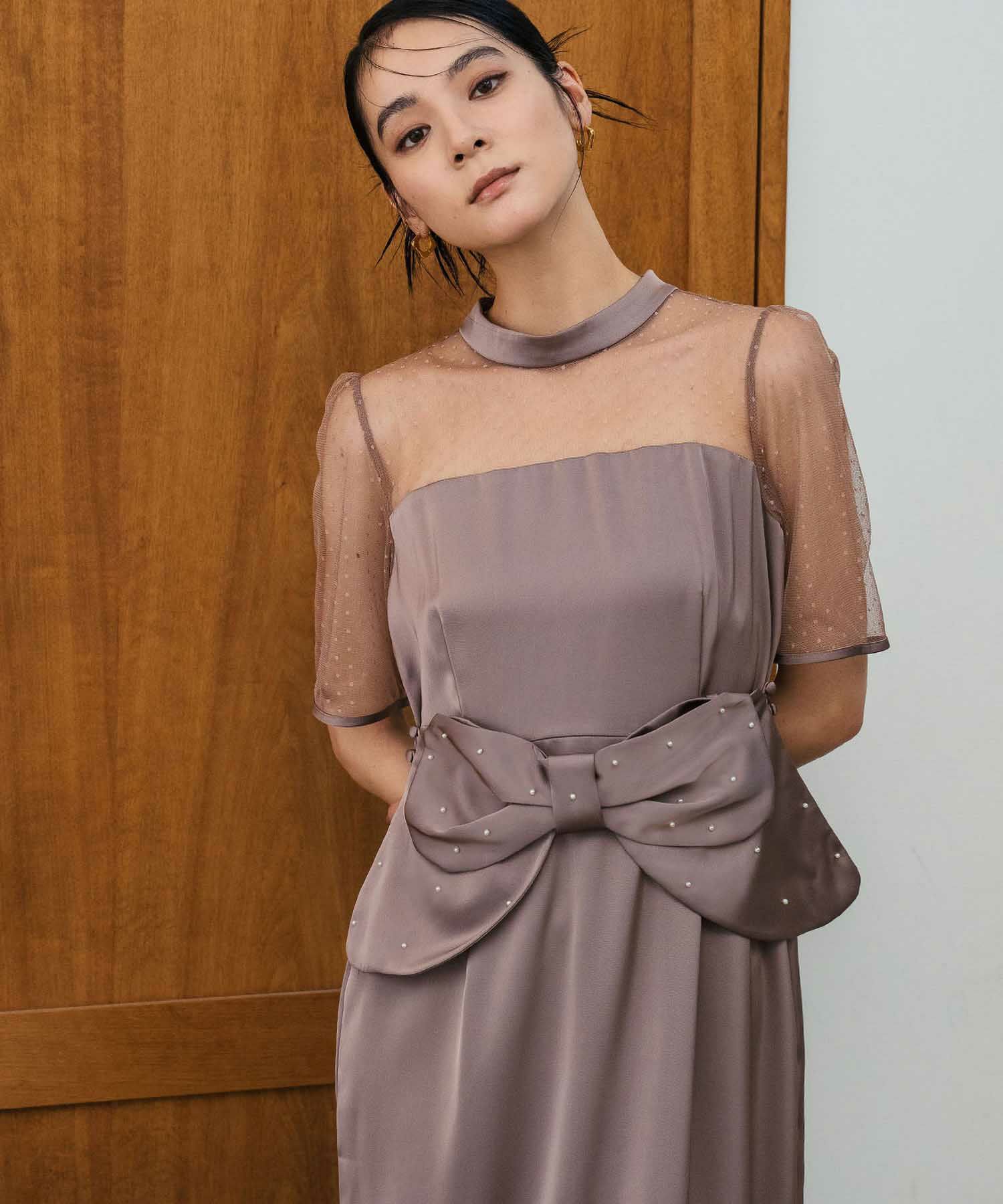 結婚式・お呼ばれ対応 | ビスチェ＆ワンピース2点セットドレス