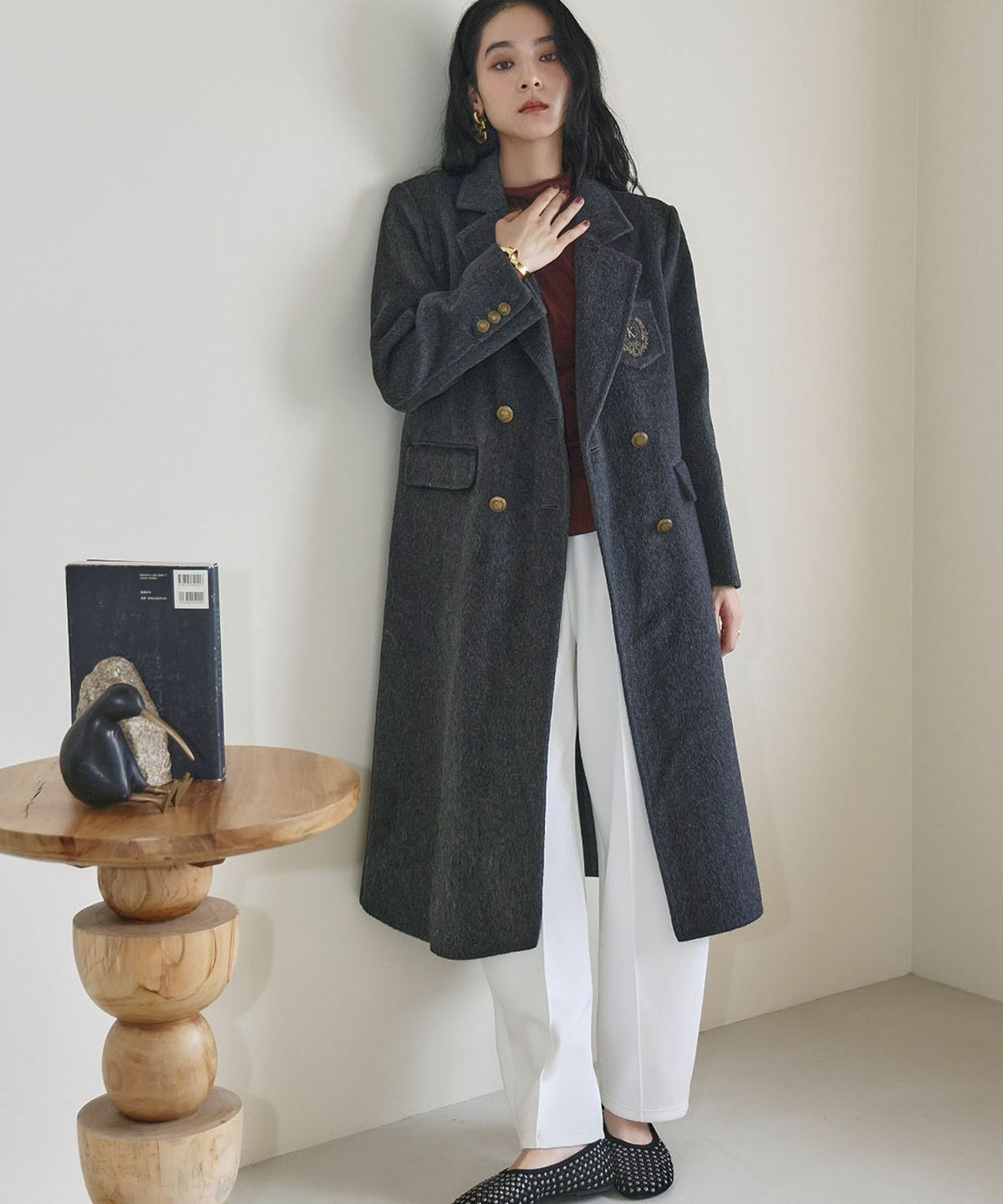 身長：168cm　着用サイズ：Mサイズ　B：81 / W：60 / H：89